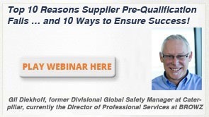 Top 10 Reasons Supplier Pre-qualification Fails … and 10 Ways to Ensure Success!